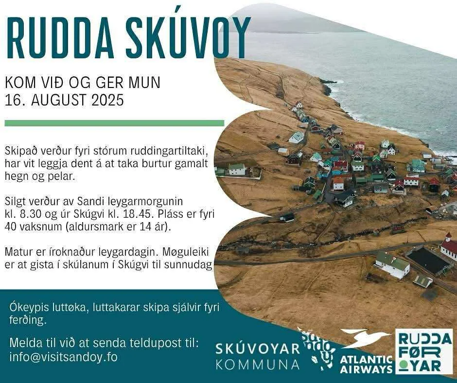Kom við og rudda Skúvoy